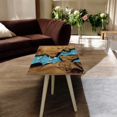 Customised – Square Epoxy Center Table - Image 3