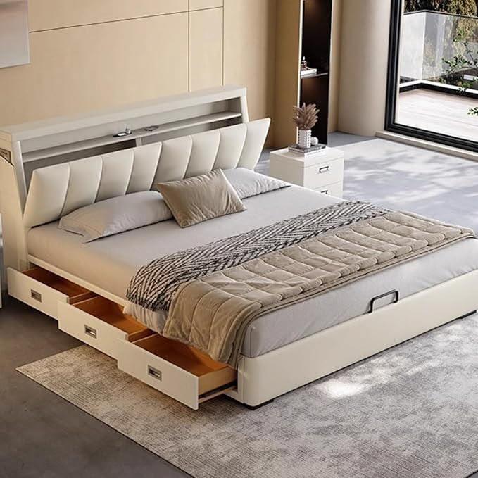 Double Bed Classic Wood - Image 2